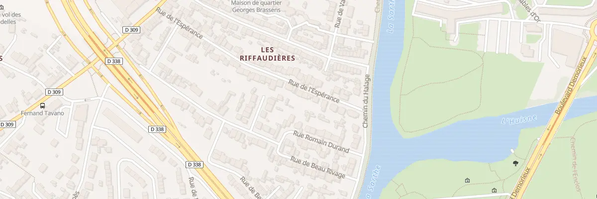 Plan du 58 Rue de l’Esperance au Mans