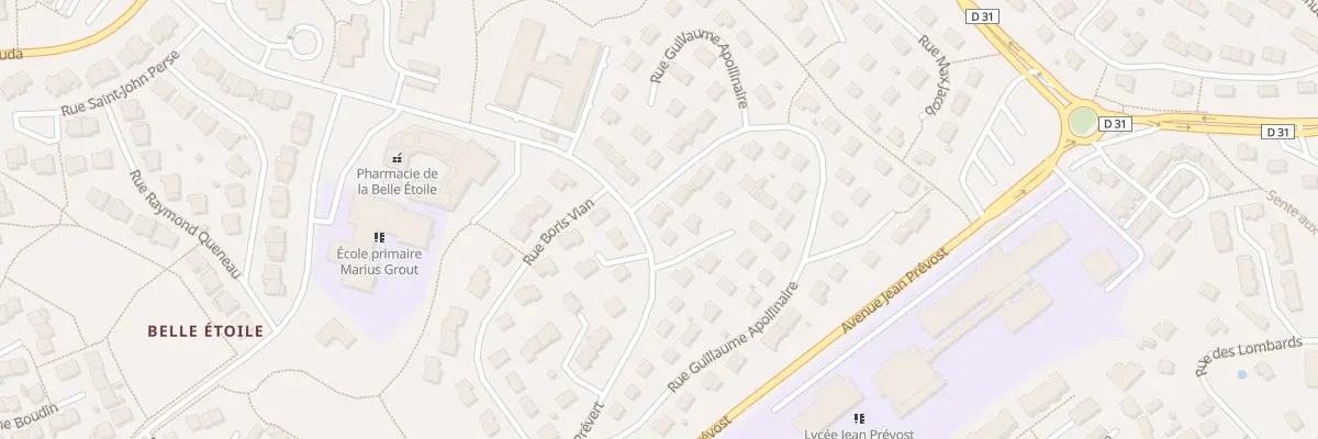 Plan du 25 Rue Jacques Prévert à Montivilliers