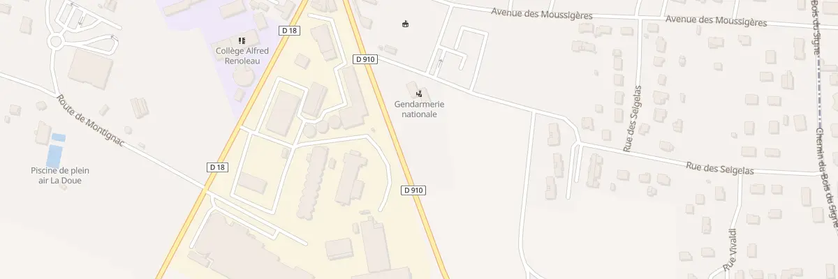 Plan du 2 Rue des Seigelas à Mansle-les-Fontaines