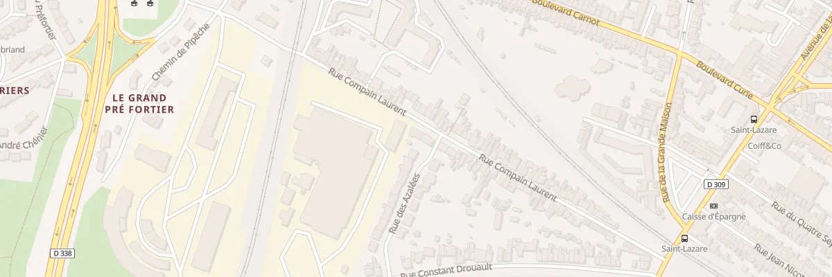 Plan du 99 Rue Compain Laurent au Mans