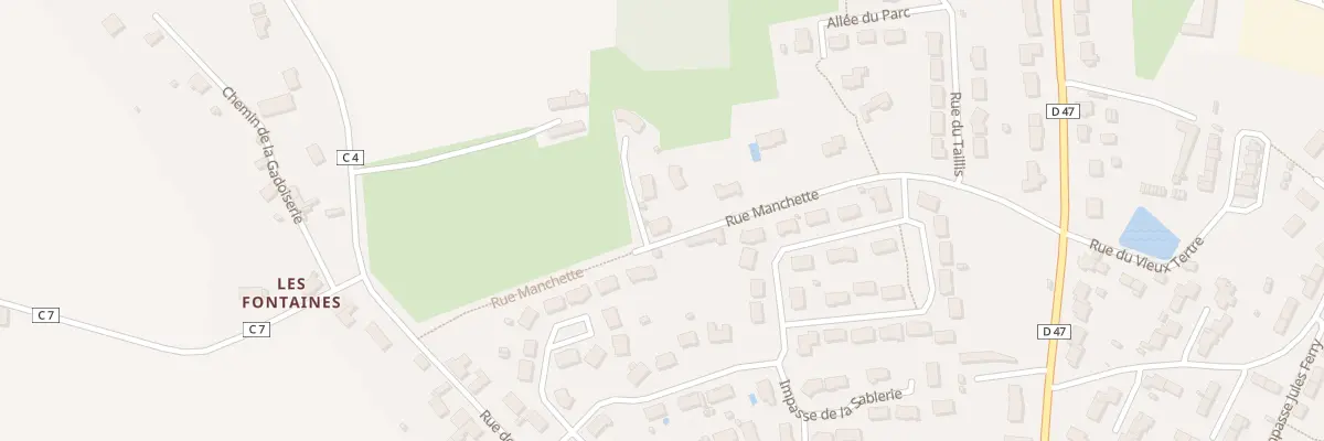 Plan du 16 Rue Manchette à Montbizot