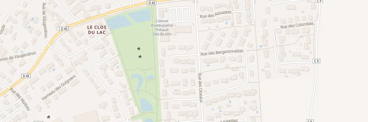 Plan du 4 Rue des Mésanges à Vouillé