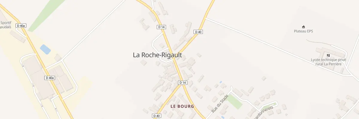 Plan du 15 Rue des Charmilles à La Roche-Rigault