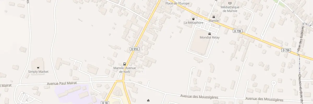 Plan du 83 Av de Korb à Mansle-les-Fontaines