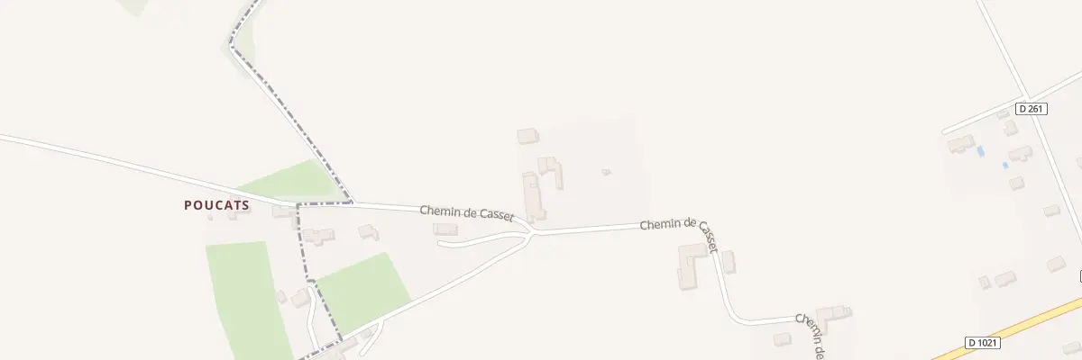 Plan du 4 Che de Casset à Villecomtal-sur-Arros