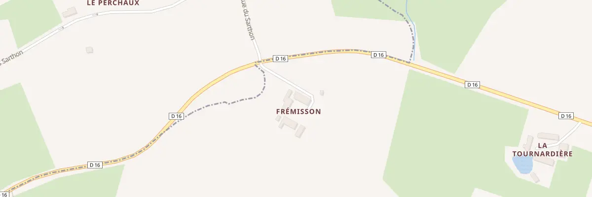 Plan du 1 Fremisson à Chenay