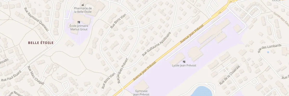 Plan du 7 Rue Guillaume Apollinaire à Montivilliers