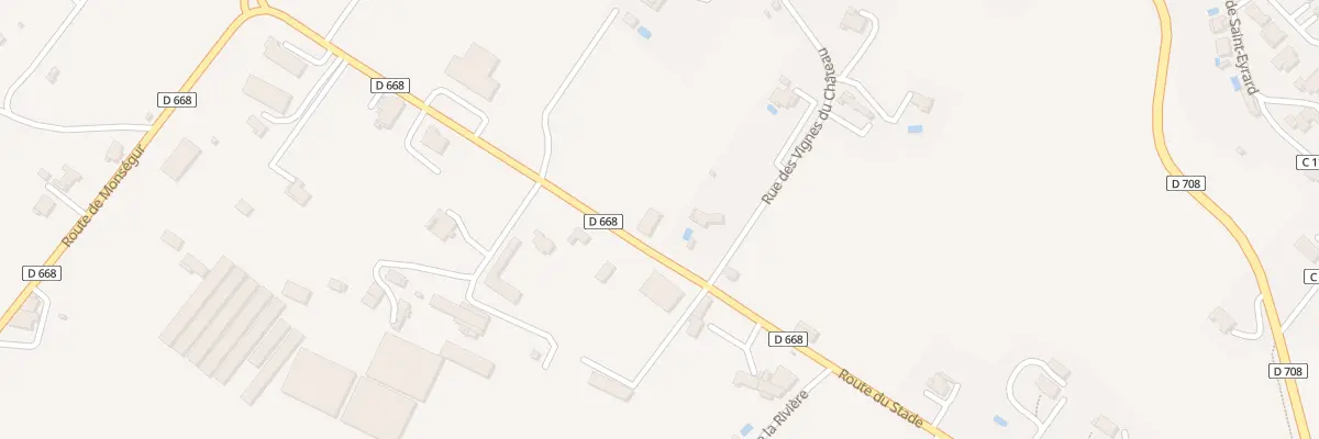 Plan du 850 Rte du Stade à Duras