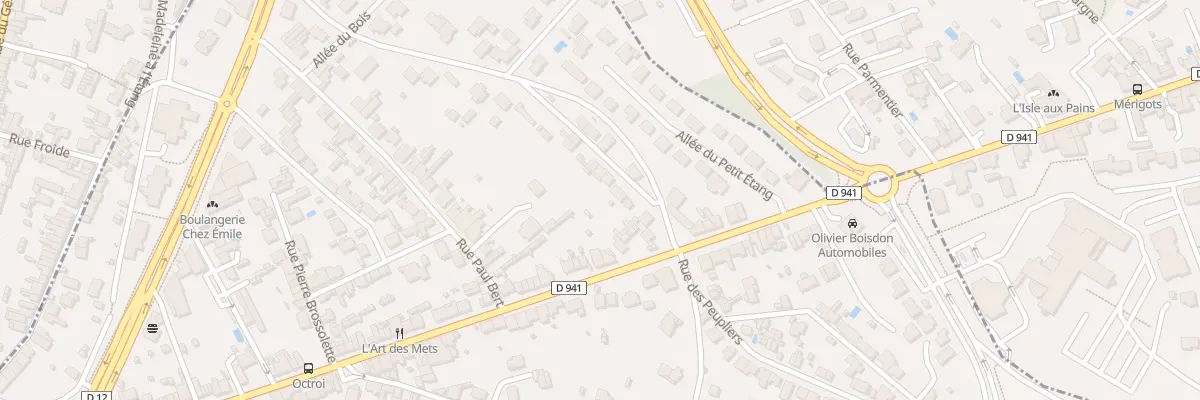 Plan du 216 Rue de Limoges à Angoulême