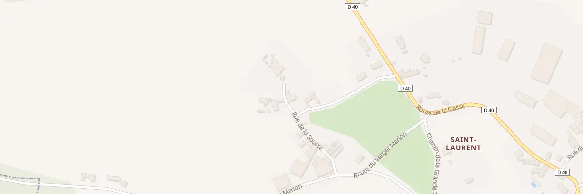 Plan du 6 Rue de la Source à Béruges