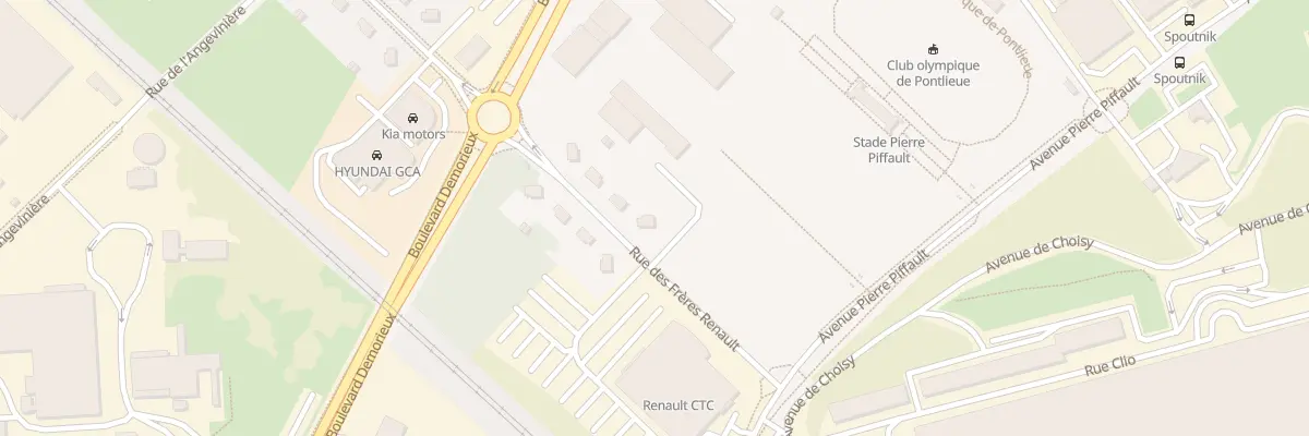 Plan du 17 Rue des Freres Renault au Mans