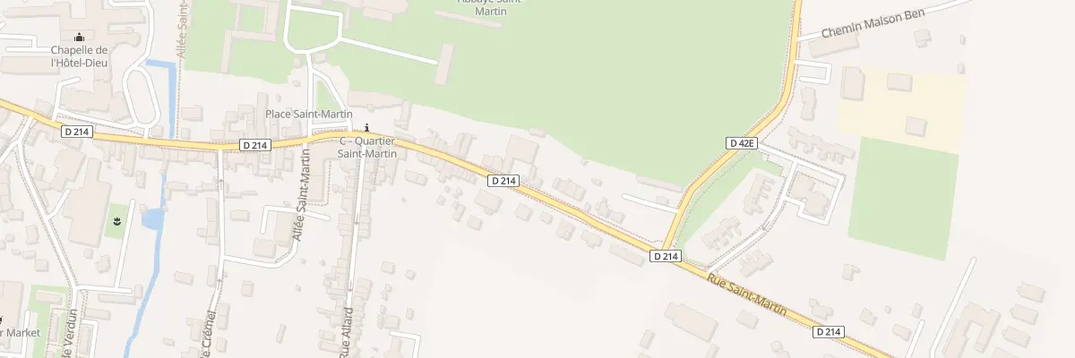 Plan du 67 Rue Saint-Martin à Sées