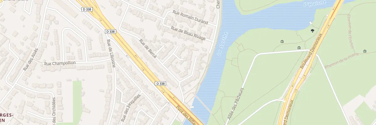 Plan du 31 Rue de Bercé au Mans