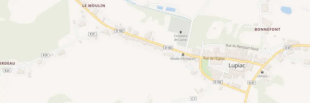 Plan du 5040 Rte Aignan à Lupiac