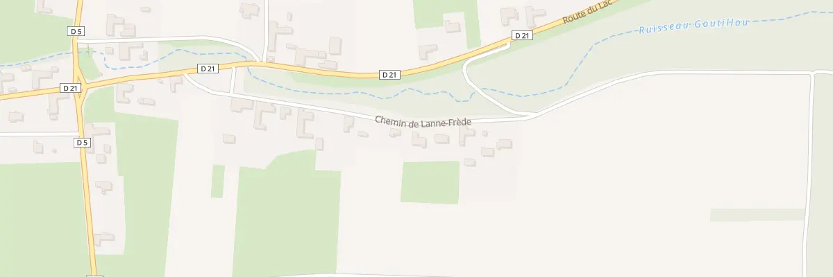 Plan du 22 Che de Lanne Frede à Laslades