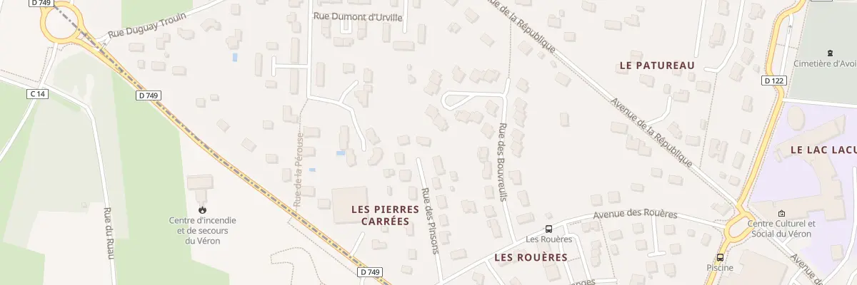 Plan du 13 Rue des Pinsons à Avoine