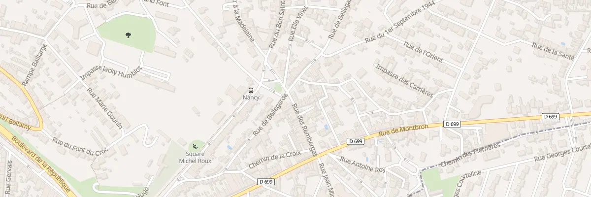 Plan du 6 Rue des Remberges à Angoulême