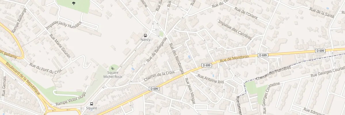 Plan du 9 Rue des Remberges à Angoulême