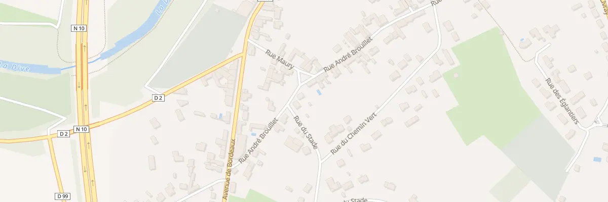 Plan du 10 Rue Andre Brouillet à Valence-en-Poitou