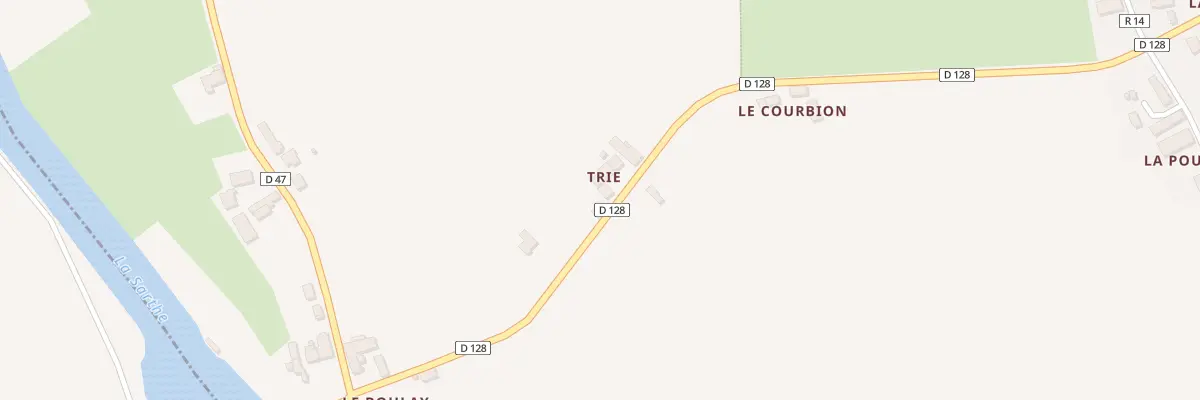 Plan du 6 Le Trie à Teillé