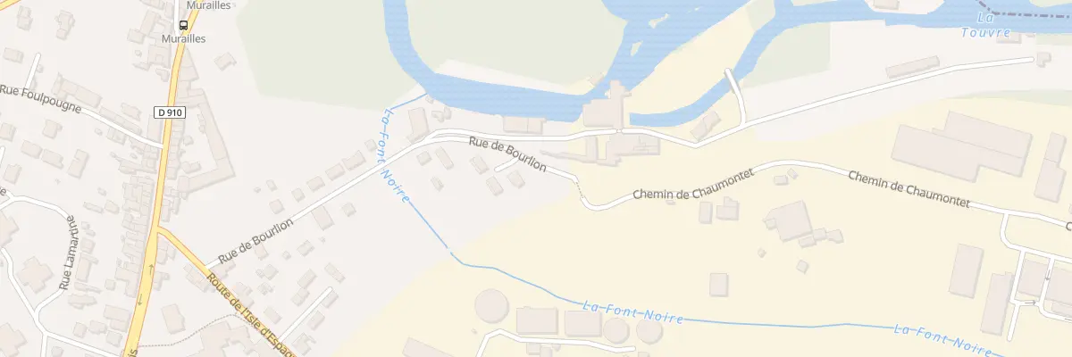 Plan du 35 Rue de Bourlion à Gond-Pontouvre