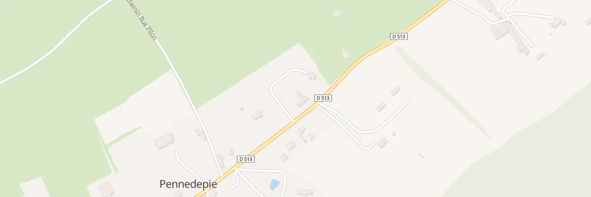 Plan du 232 Rte de Honfleur à Pennedepie