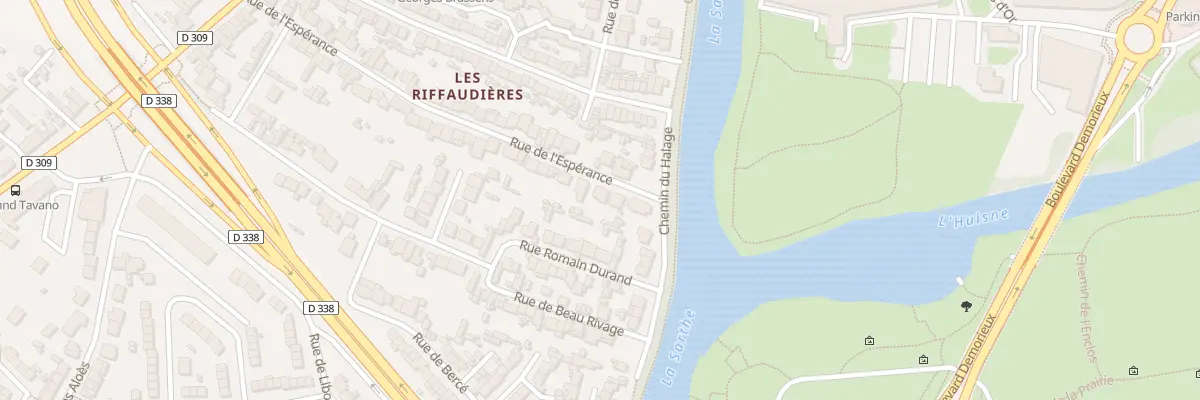 Plan du 70 Rue de l’Esperance au Mans