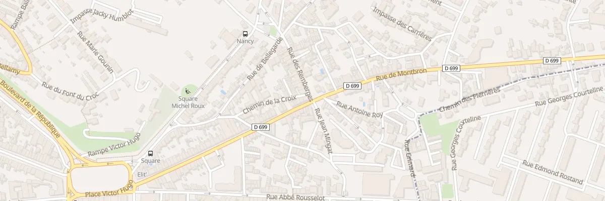 Plan du 96 Rue de Montbron à Angoulême