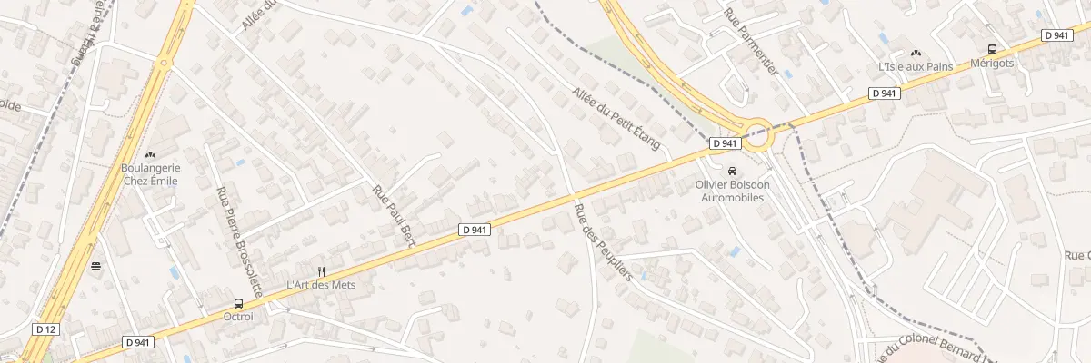 Plan du 218 Rue de Limoges à Angoulême