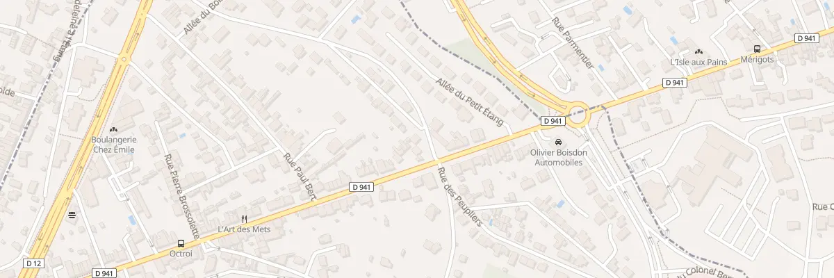 Plan du 218B Rue de Limoges à Angoulême