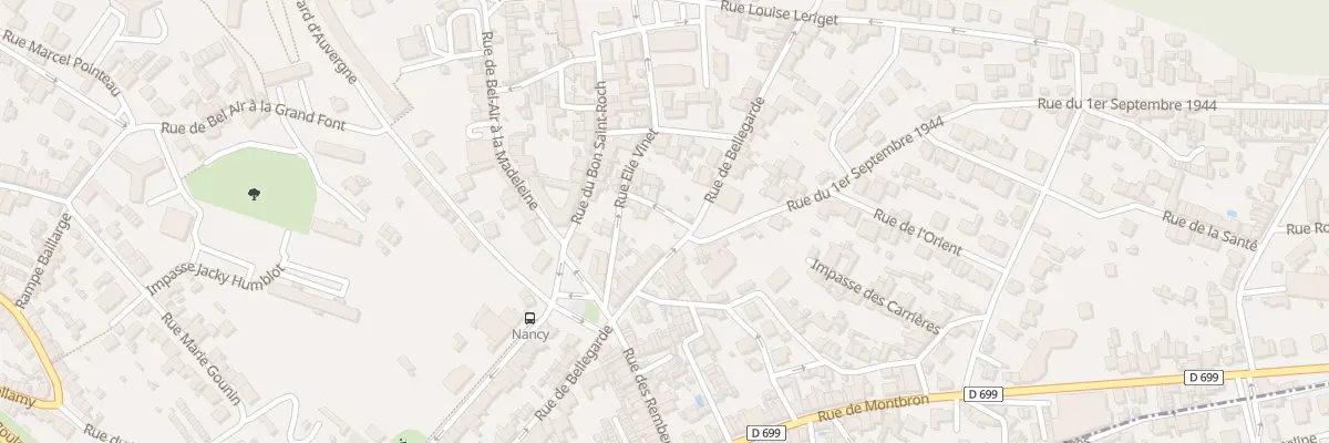 Plan du 6 Rue Traversiere Bel Air à Angoulême