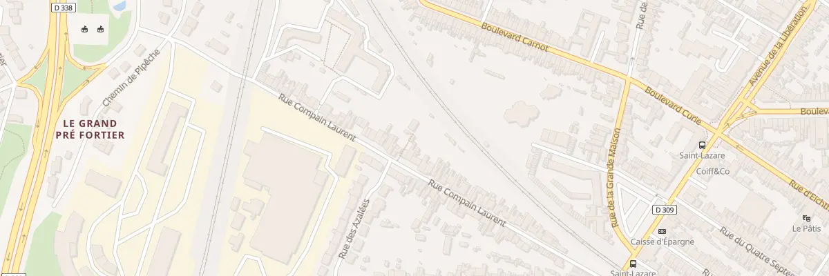 Plan du 46B Rue Compain Laurent au Mans
