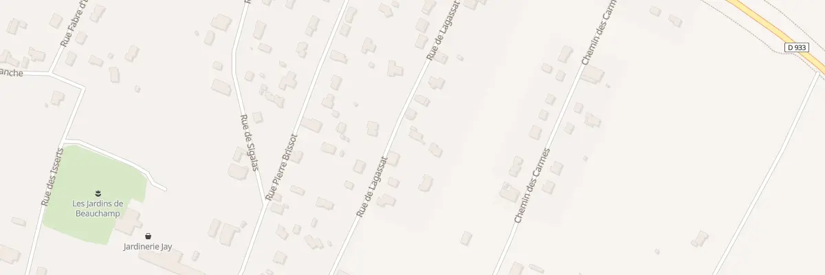 Plan du 106 Rue de Lagassat à Marmande