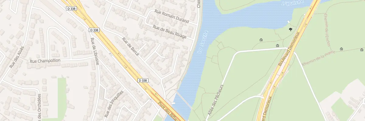 Plan du 66 Rue de Bercé au Mans