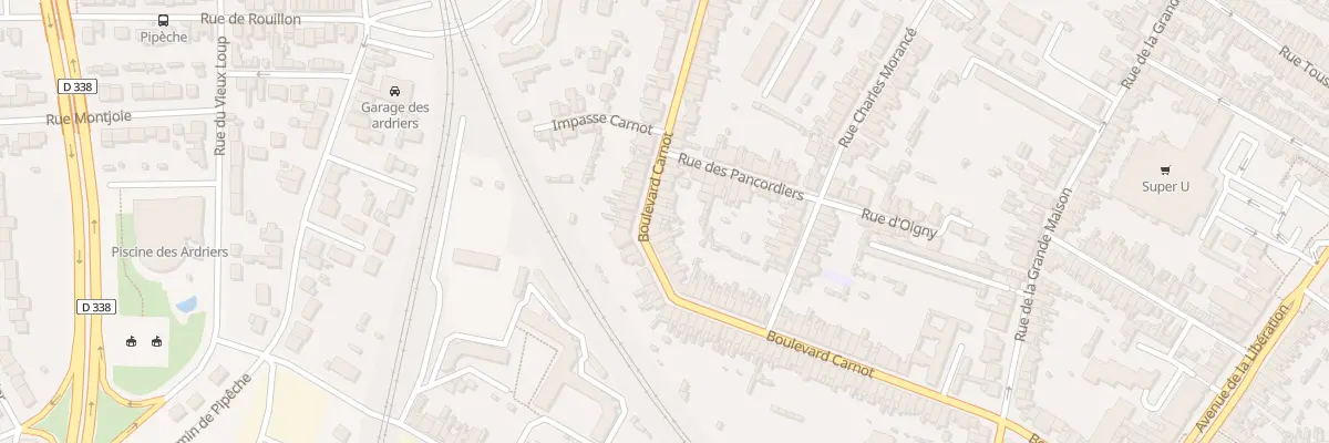 Plan du 88 Bd Carnot au Mans