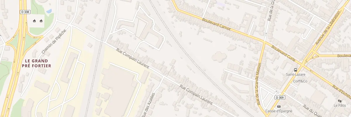 Plan du 48 Rue Compain Laurent au Mans