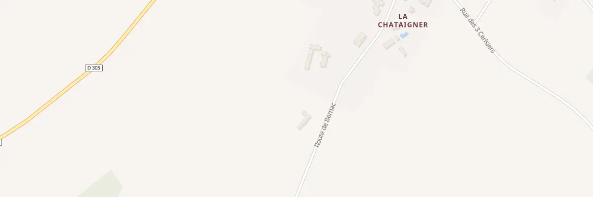 Plan du 12 Rte de Bernac à Bernac