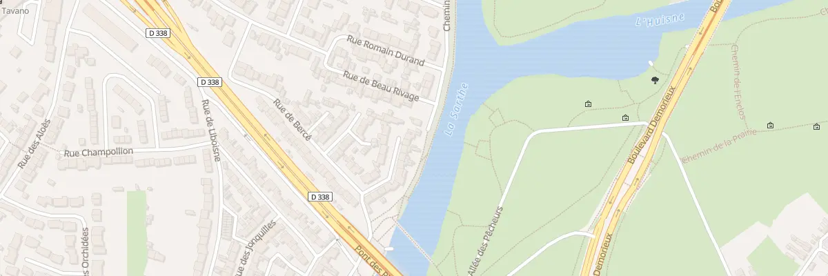 Plan du 70 Rue de Bercé au Mans