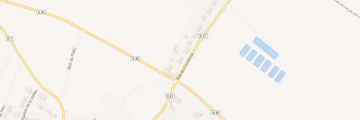 Plan du 3 Rue du Courtioux à Villiers