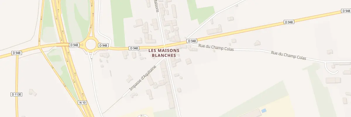 Plan du 8 Rue de l’Aquitaine Les Maisons à Limalonges