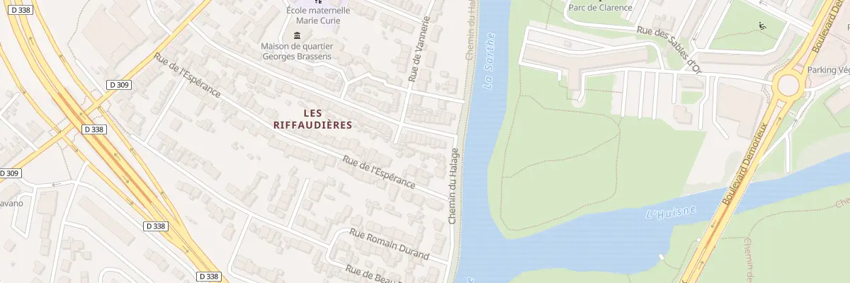 Plan du 54 Rue des Mesanges au Mans