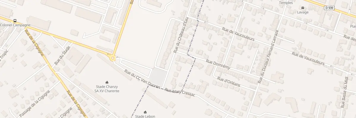 Plan du 32 Rue du Chateau d’Eau à Angoulême