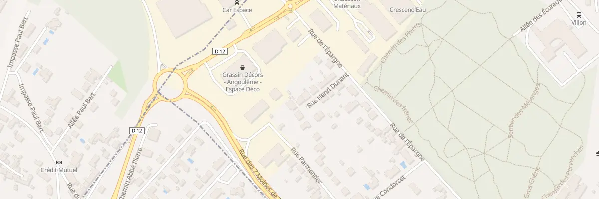 Plan du 9 Rue Henri Dunant à L’Isle-d’Espagnac