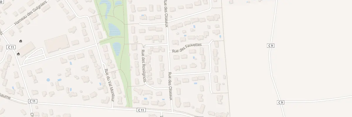 Plan du 2 Rue des Fauvettes à Vouillé
