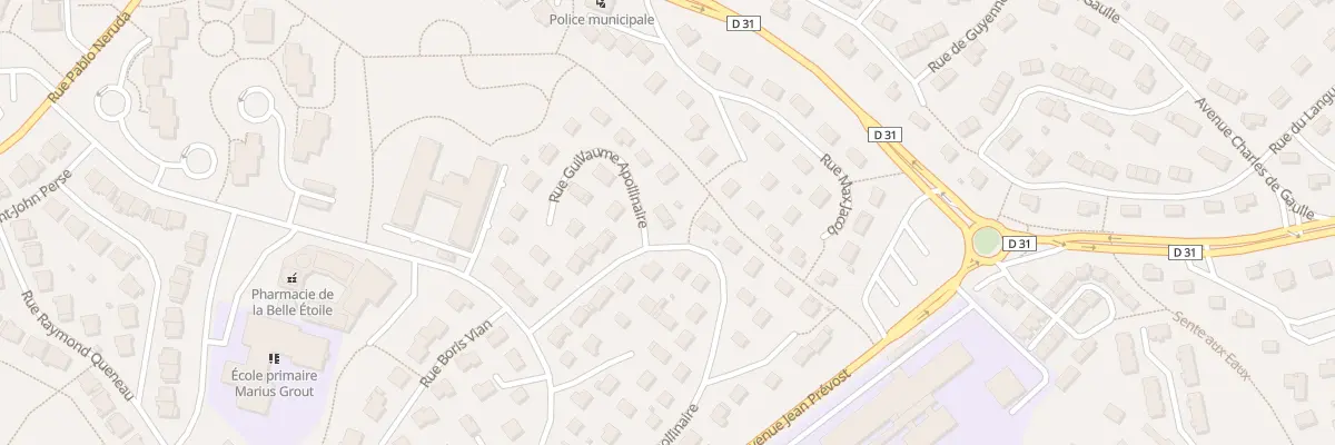 Plan du 44 Rue Guillaume Apollinaire à Montivilliers