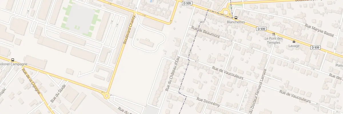 Plan du 9 Rue du Chateau d’Eau à Angoulême