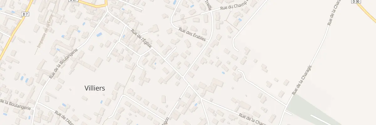 Plan du 1 Rue de la Treille à Villiers
