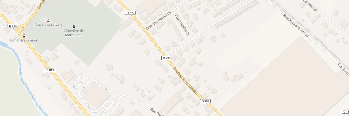 Plan du 1 Rue de la Pigoussette à Marmande