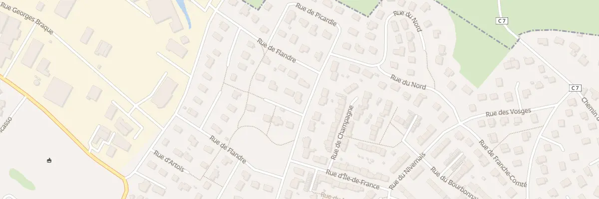 Plan du 31 Rue de Flandres à Montivilliers