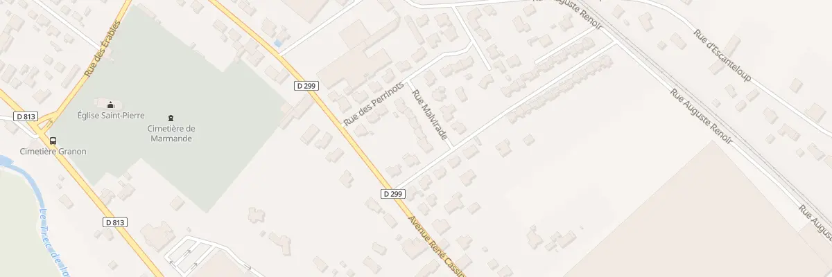 Plan du 3 Rue de la Malvirade à Marmande
